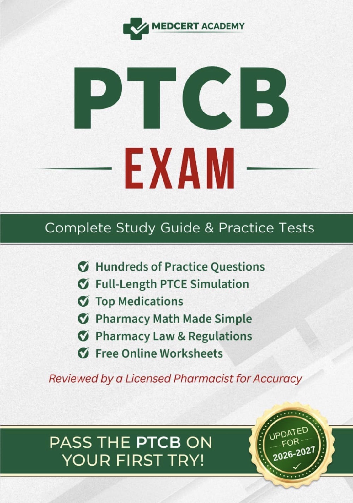 PTCB Exam Complete Study Guide cover